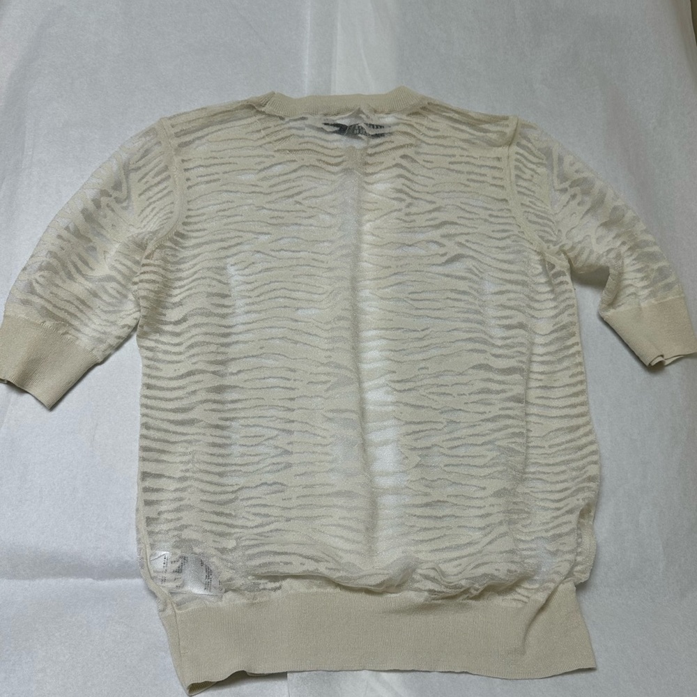 Allsaints Sheer Zebra Pattern Top - image 2